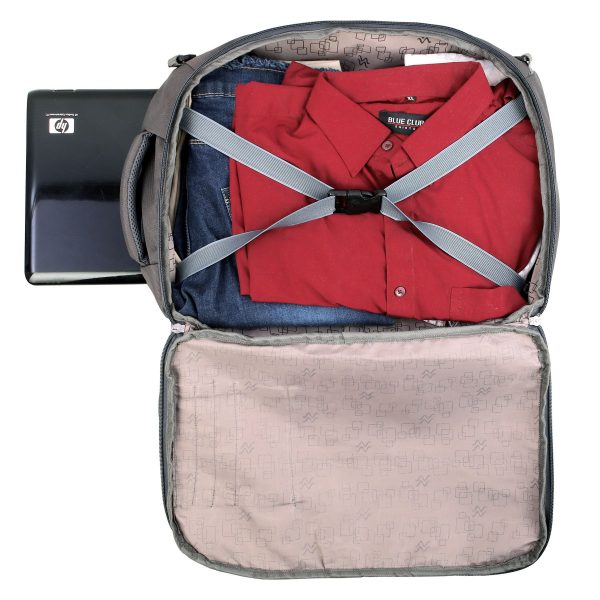 Fs Fashion Grey Convertible Backpack Messenger Bag Shoulder Bag Laptop Multi-Functional 3 in 1 . 004 - Image 3