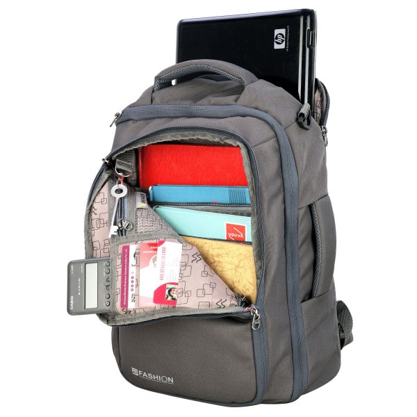 Fs Fashion Grey Convertible Backpack Messenger Bag Shoulder Bag Laptop Multi-Functional 3 in 1 . 004 - Image 4