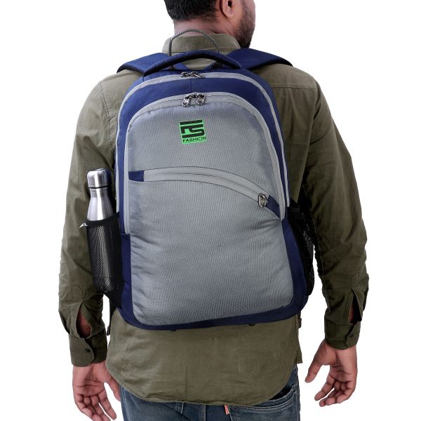 Fs Fashion Laptop Backpack Stylish Bag (35 L, Grey) 0022 - Image 2
