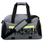 Fs Fashion Polyester Duffle Sports Gym Bag for Men and Women (Black, 30 L) 0031