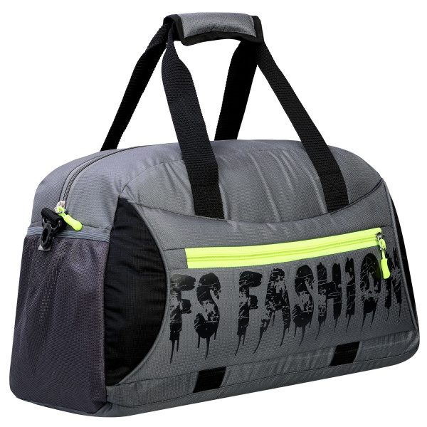 Fs Fashion Polyester Duffle Sports Gym Bag for Men and Women (Black, 30 L) 0031 - Image 4