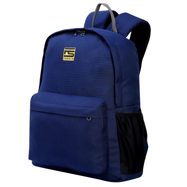 Fs Fashion College Backpack Men & Women (Navy Blue) 0019 - Image 3