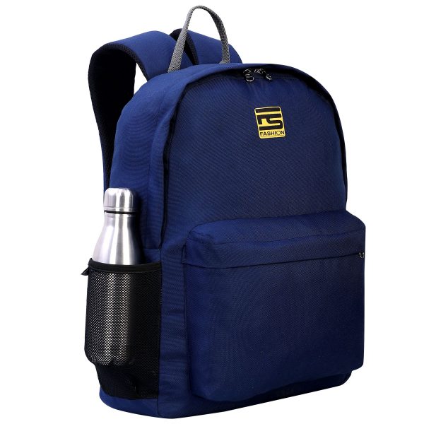 Fs Fashion College Backpack Men & Women (Navy Blue) 0019 - Image 4