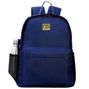 Fs Fashion College Backpack Men & Women (Navy Blue) 0019