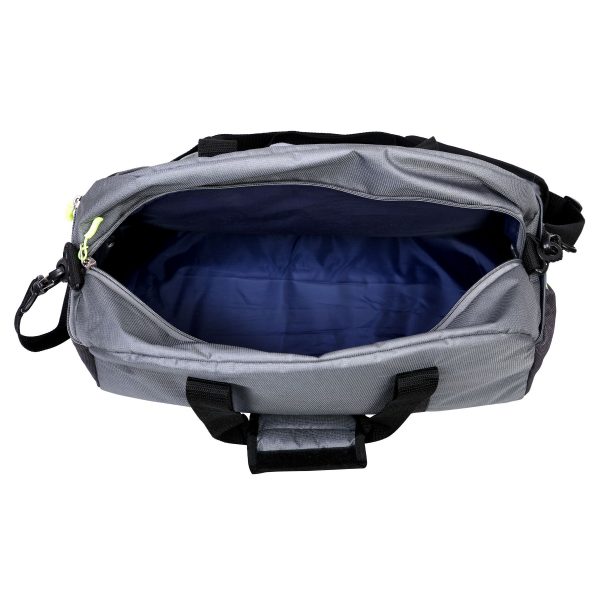 Fs Fashion Polyester Duffle Sports Gym Bag for Men and Women (Black, 30 L) 0031 - Image 7