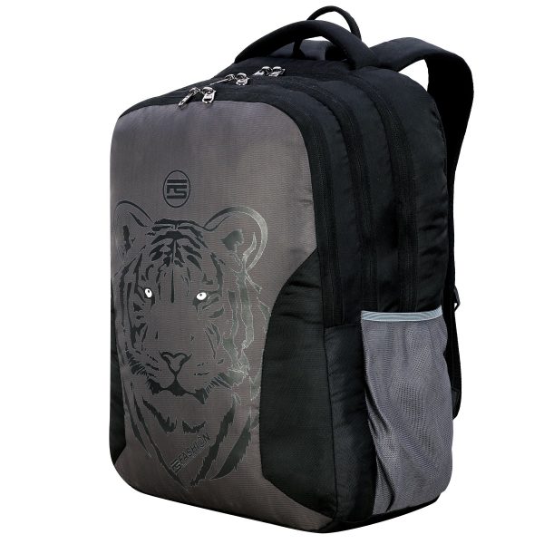Fs Fashion Casual Backpack & Laptop  Bag for Unisex (44 L, Grey&Black) 0036 - Image 6