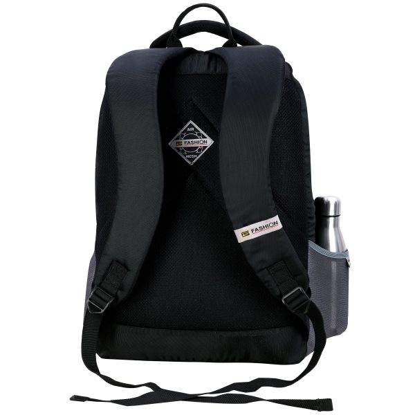 Fs Fashion Casual Backpack & Laptop  Bag for Unisex (44 L, Grey&Black) 0036 - Image 7