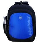 Fs Fashion 45 L School Bag & Laptop Backpack Unisex (Black, Blue) 0011