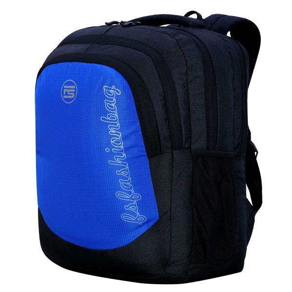 Fs Fashion 45 L School Bag & Laptop Backpack Unisex (Black, Blue) 0011 - Image 5