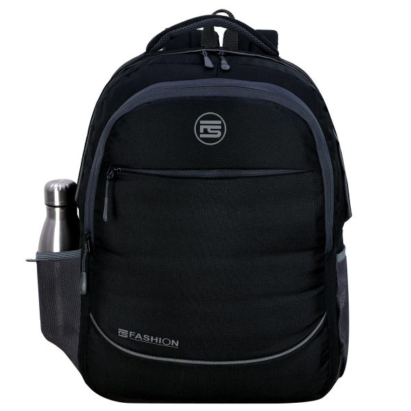 Fs Fashion 17-inch Casual Backpack for Men and Women (Black , 45 Ltrs) 0010