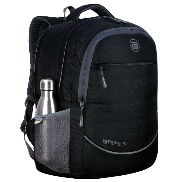 Fs Fashion 17-inch Casual Backpack for Men and Women (Black , 45 Ltrs) 0010 - Image 3