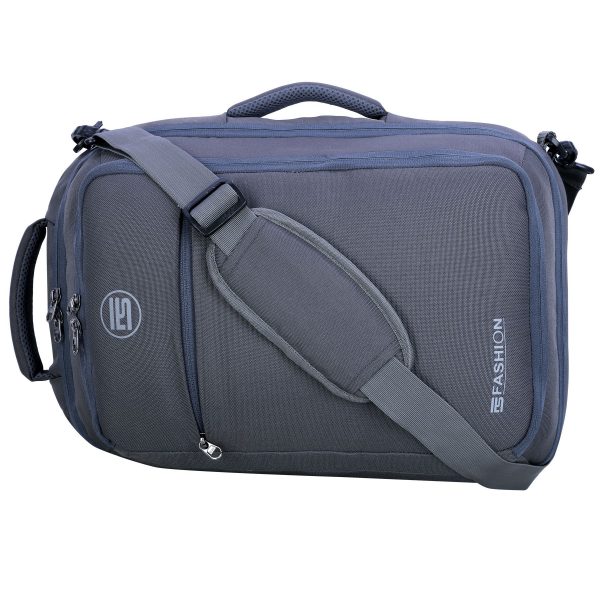 Fs Fashion Grey Convertible Backpack Messenger Bag Shoulder Bag Laptop Multi-Functional 3 in 1 . 004 - Image 9
