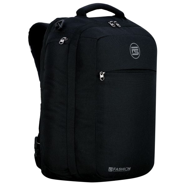 Fs Fashion Black Convertible Backpack Messenger Bag Shoulder Bag Laptop Multi-Functional 3 in 1 . 0008 - Image 9