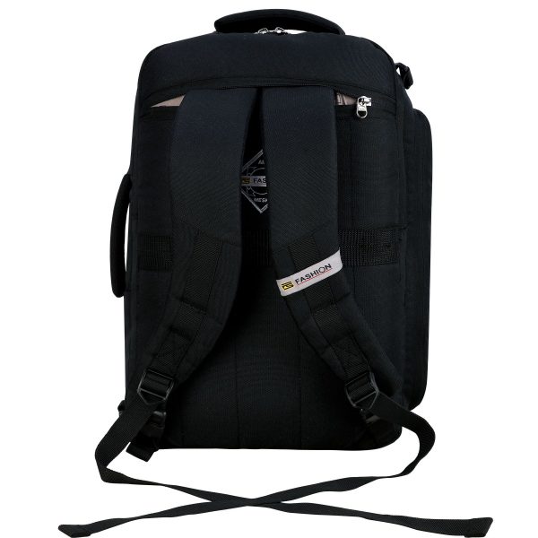 Fs Fashion Black Convertible Backpack Messenger Bag Shoulder Bag Laptop Multi-Functional 3 in 1 . 0008 - Image 8