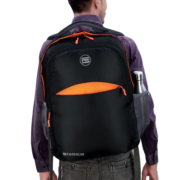 Fs Fashion Casual Backpack for Men & Women ( 15.6 inch, Black ) 0012 - Image 9