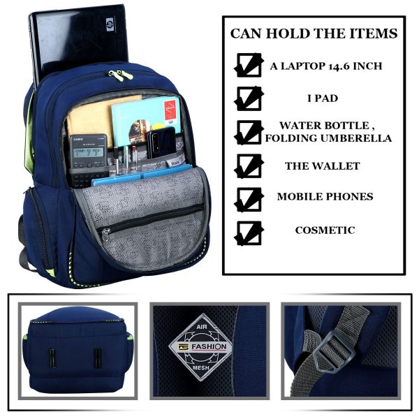 Fs Fashion Laptop Backpack 45 L ( Blue) 005 - Image 3