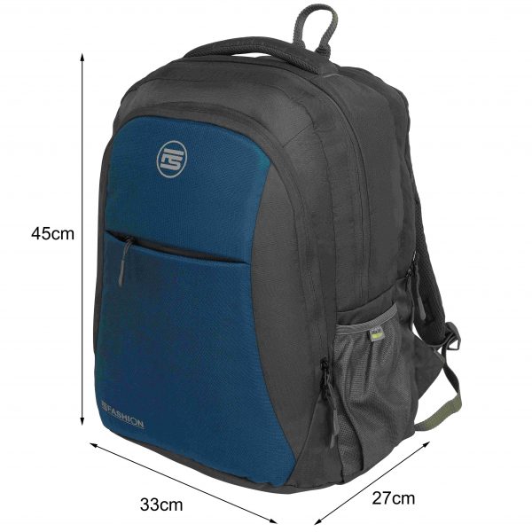 Fs Fashion Laptop Backpack 45 L (Grey&Blue) 0016 - Image 5