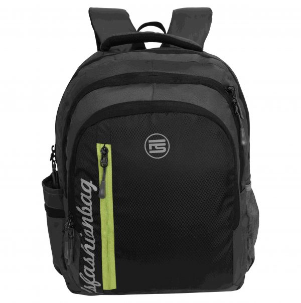 Fs Fashion Casual Backpack 45 L (Black&Grey) 0017
