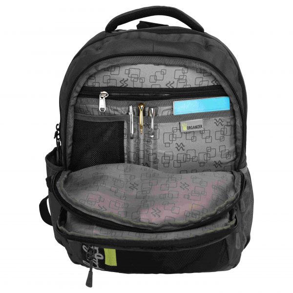 Fs Fashion Casual Backpack 45 L (Black&Grey) 0017 - Image 5