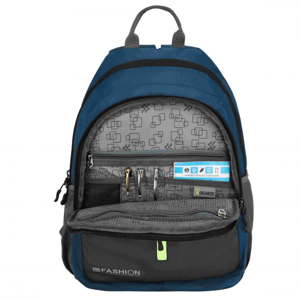 Fs Fashion College Bag 35 L (Grey&Blue) 0018 - Image 4