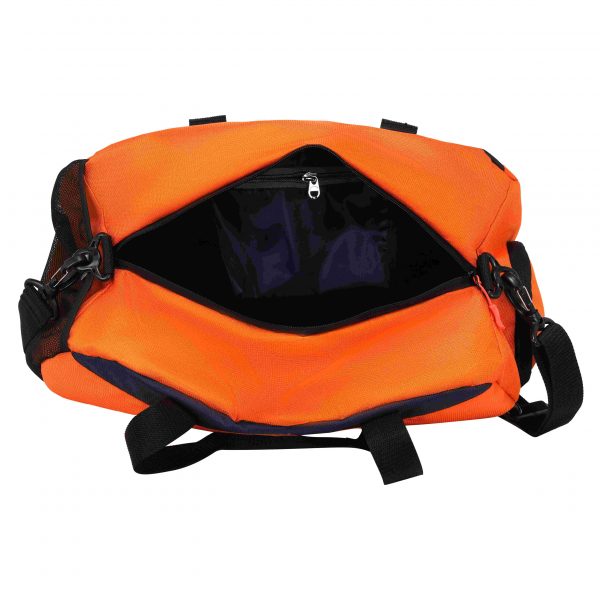 Fs Fashion 55 L Duffel Bag (Orange&Black) Large Capacity, 0029 - Image 4