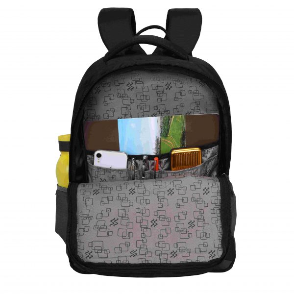 Fs Fashion Casual Backpack 44 L (Grey&Black) 009 - Image 5