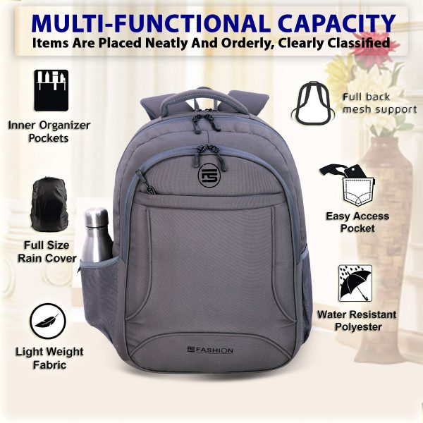 Fs Fashion Laptop Backpack 45 L ( Grey )006 - Image 3